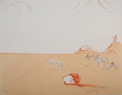Salvador DALI (1904 - 1989)
Iberian Landscape:...