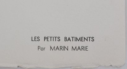 MARIN MARIE (1901- 1987)
Les petits bâtiments,...