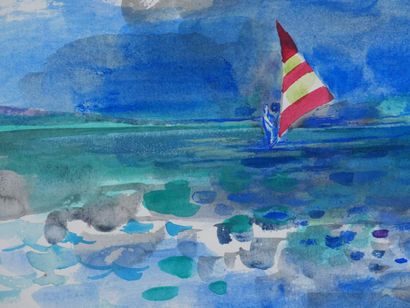 Maurice GENIS (1925-2013)
Windsurfing
Original...