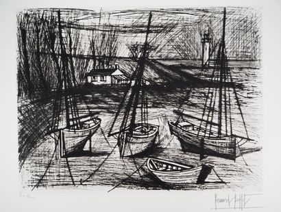 Bernard BUFFET (1928-1999)
Brittany, Fishing...