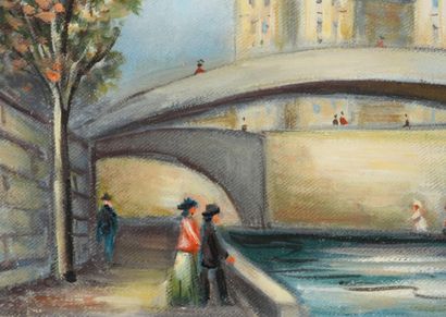 Michel PABOIS (né en 1939)
Paris, Vue sur...