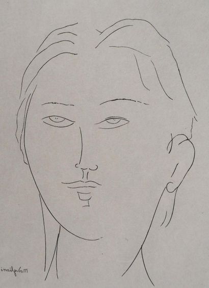 Amedeo MODIGLIANI (1884-1920)
Jeune femme,...