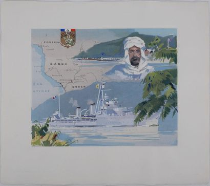 MARIN MARIE (1901- 1987)
9 Aviso coloniaux,...