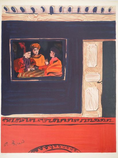 Christian BERARD (1902-1949)
Card game, 1961
Original...