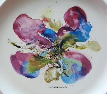 ZAO Wou-Ki (1920-2013) 
Orchid, 1986
Original...