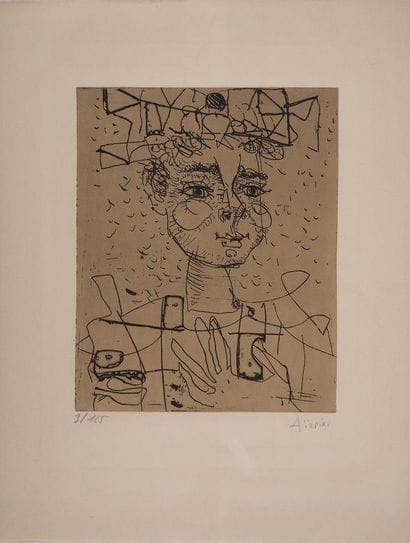 Paul AIZPIRI (1919-2016)
Harlequin 
Original...