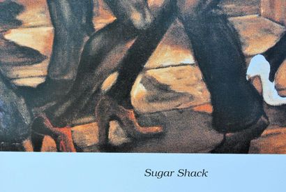 Ernie BARNES (1938-2009)
Sugar Shack (Marvin...