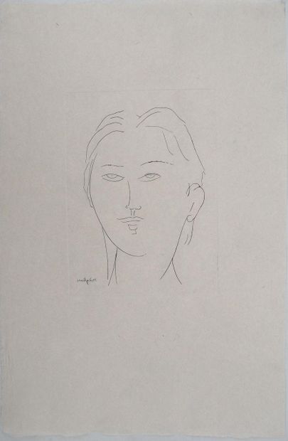 Amedeo MODIGLIANI (1884-1920)
Jeune femme,...