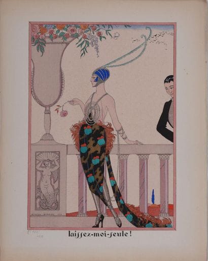Georges BARBIER (1882-1932)
Laissez-moi seule,...