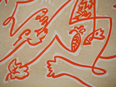 André MASSON (1896-1987)
Figures surréalistes
Gravure...