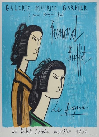 Bernard BUFFET (1928-1999)
Japan, the Geishas,...