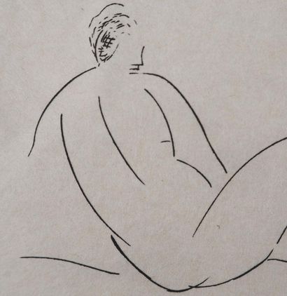 Amedeo MODIGLIANI (1884-1920)
Femme allongée...