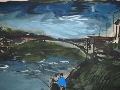 Maurice DE VLAMINCK(1876-1958)
Berges, 1951
Etching...