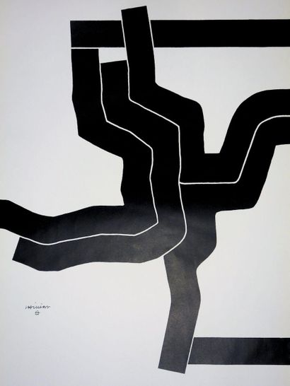 Eduardo CHILLIDA (1924 - 2002)
Composition,...