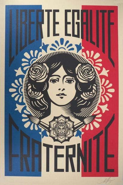 Shepard FAIREY aka Obey Giant (born 1970)
Liberty,...