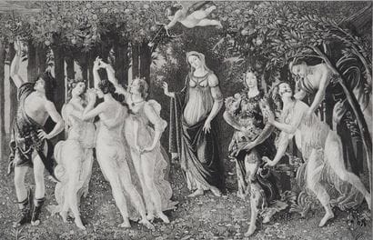 After Sandro BOTTICELLI (1445-1510)
Allegory...