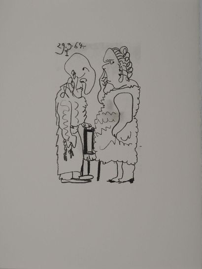 After Pablo PICASSO(1881-1973)
Grotesque...