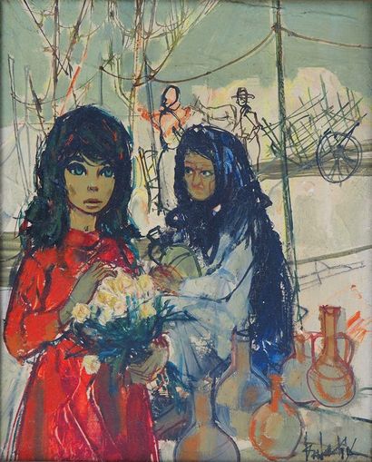 Jean-Baptiste VALADIE (b. 1933)
La marchande...