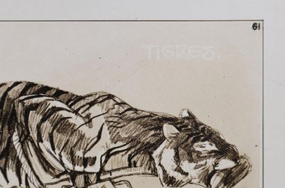 Mathurin MEHEUT (1882 - 1958)
Le Tigre, 1911
Lithographie...