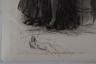 Alméry LOBEL-RICHE (1880-1950)
Nude woman,...