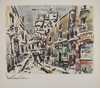 Gen PAUL (1895-1975)
Montmartre, Paris
Lithograph...