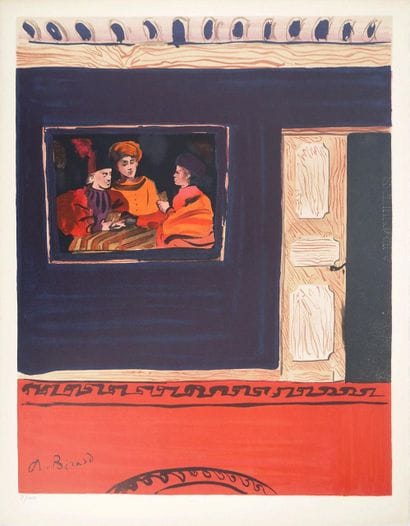 Christian BERARD (1902-1949)
Card game, 1961
Original...