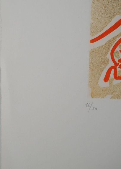André MASSON (1896-1987)
Figures surréalistes
Gravure...