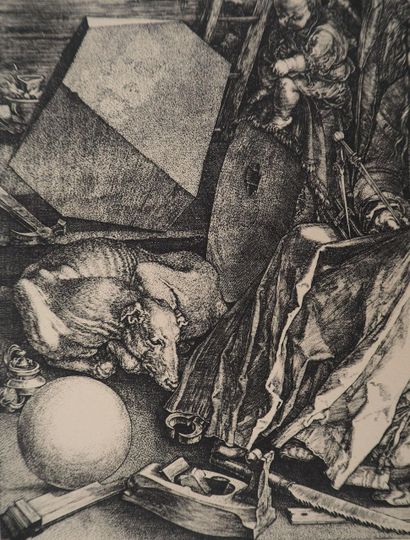 After Albrecht DURER (1471-1528)
Melencolia
Engraving
Signed...