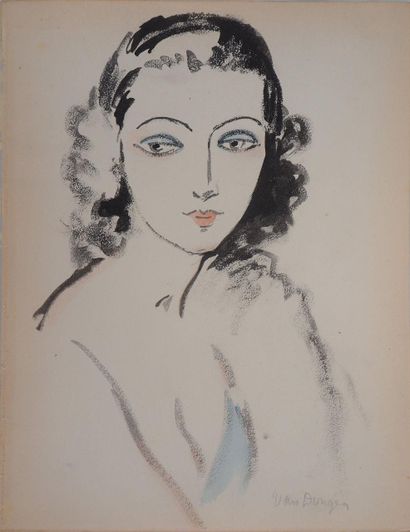 Kees VAN DONGEN (1877-1968)
Anger, 1925
Lithograph...