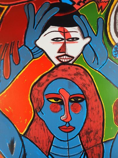 Guillaume CORNEILLE (1922-2010)
Woman, mask...