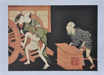 Suzuki HARUNOBU (1725 -1770)
Surprised couple,...