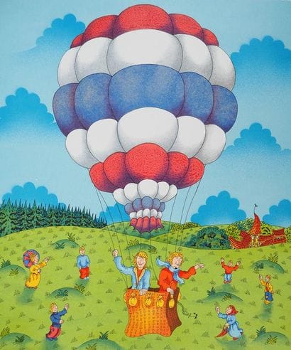 Bernard VERCRUYCE (born 1949)
The hot-air...