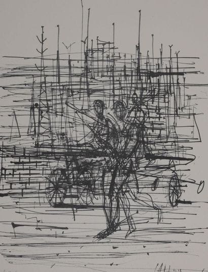 Jean CARZOU (1907-2000) 
L'Evènement, Le...