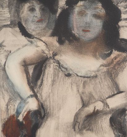 After Edgar DEGAS (1834-1917)
Courtisanes...