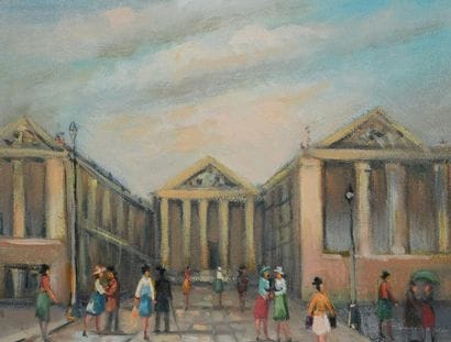 Michel PABOIS (né en1939)
Paris, L'église...