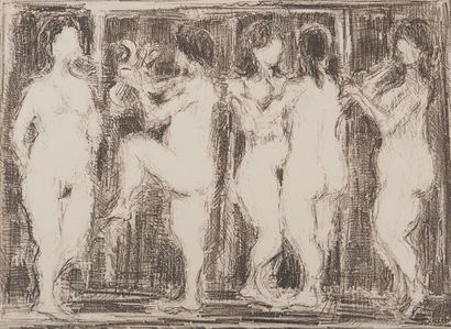 André COTTAVOZ (1922-2012)
Bacchantes, Women...