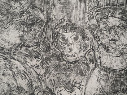 André COTTAVOZ (1922-2012)
Family reunion,...