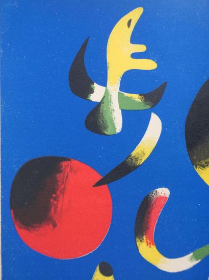 Joan MIRO (1893-1983)
Figurines abstraites...