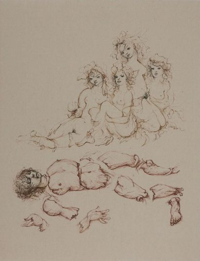 Leonor FINI (1908-1996)
Orpheus, The Death...