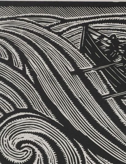 René QUILLIVIC (1879-1969) 
Sailors, 1929
Original...