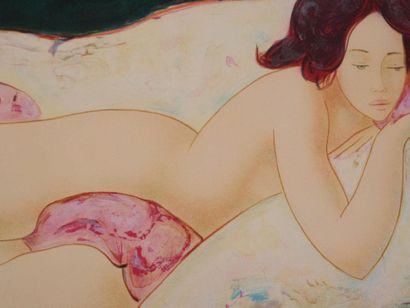 Alain BONNEFOIT (born 1937)
Melancholy Odalisque,...