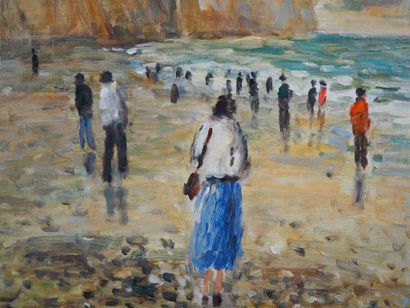 Jean-Jacques RENE (1943-)
Normandy, low tide...