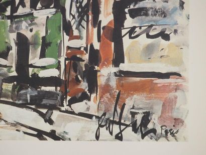 Gen PAUL (1895-1975)
Montmartre, Paris
Lithograph...