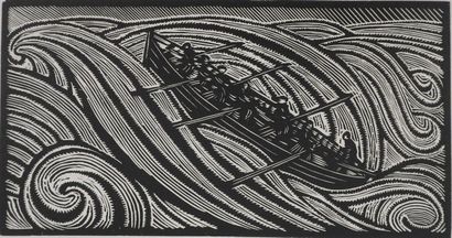 René QUILLIVIC (1879-1969) 
Sailors, 1929
Original...