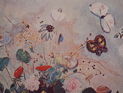 Odilon REDON (1840-1916)
Flowers and butterfly
Heliogravure
Signed...