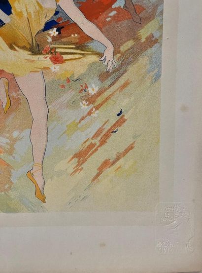 Jules CHERET (1836-1932)
Dancers in the air,...