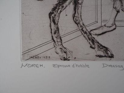 Mordecaï MOREH (né en1937)
Dressage de lièvre...