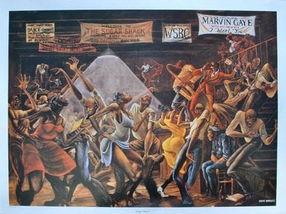 Ernie BARNES (1938-2009)
Sugar Shack (Marvin...
