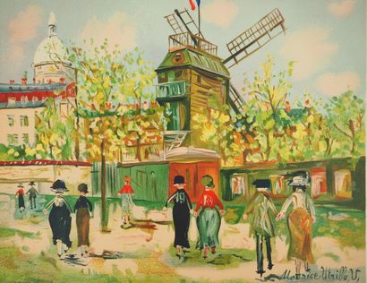 Maurice UTRILLO (1883-1955)
The Moulin de...