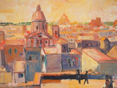 Pierre Yves LELARGE (1935-2016)
View of Rome...